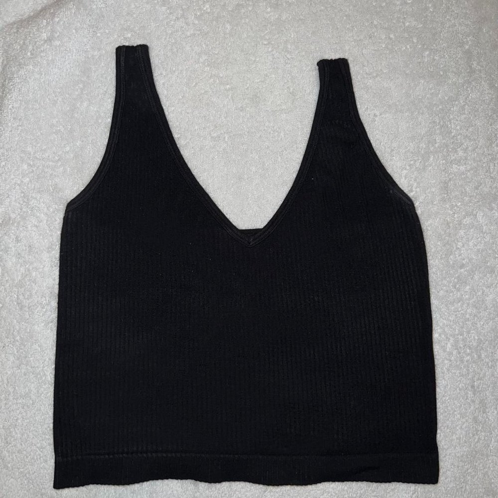 Black tank top